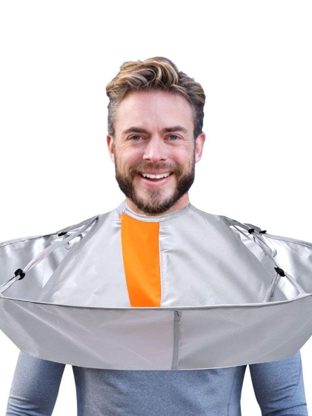 Hair Cutting Cape - Haircut Cape Umbrella with 1PCS Black Comb